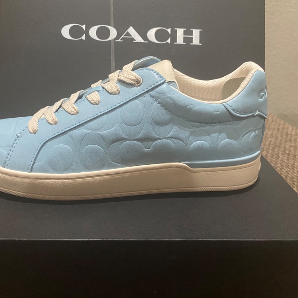 New Women’s Light blue Coach sneakers - Picture 5 of 6